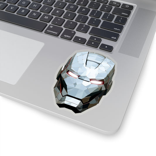 Iron Man Sticker - Unleash the Power of Geometry