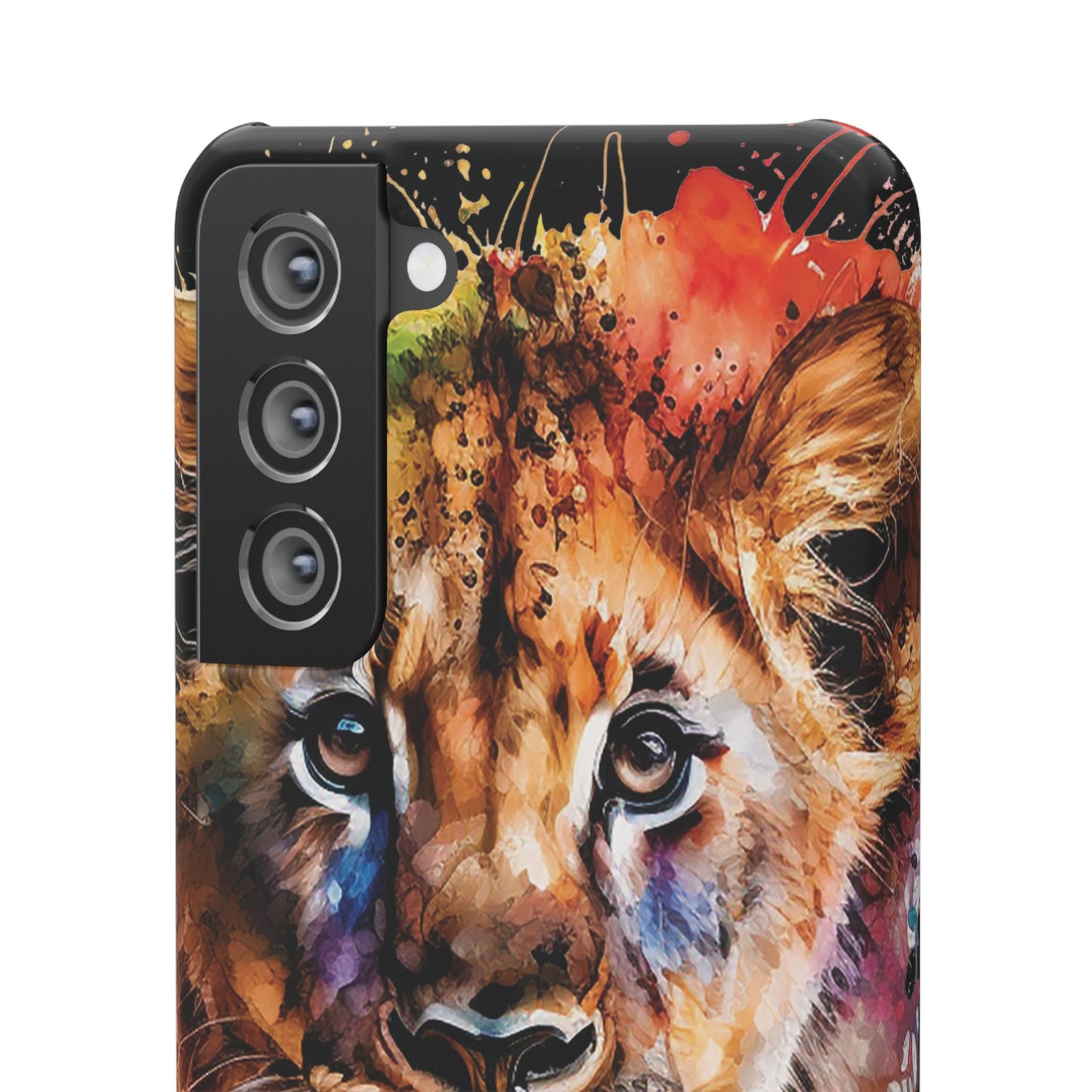 Phone Case Watercolor Lion Cub