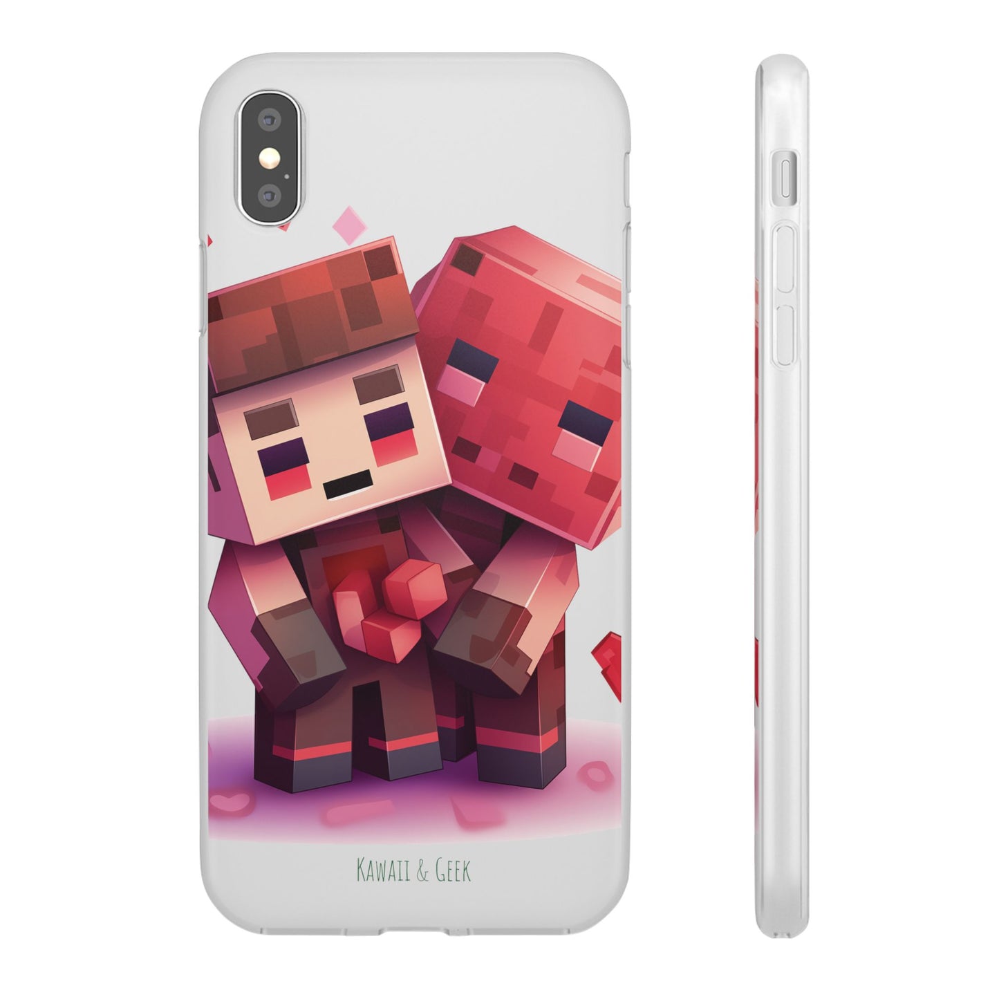Phone Case - Lovers Minecraft Inspired Design