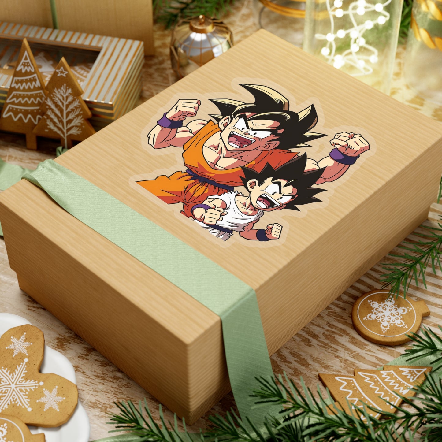 San Goku Sticker - Add Some Joyful and Nostalgic Style to Your Tech - Draon Ball