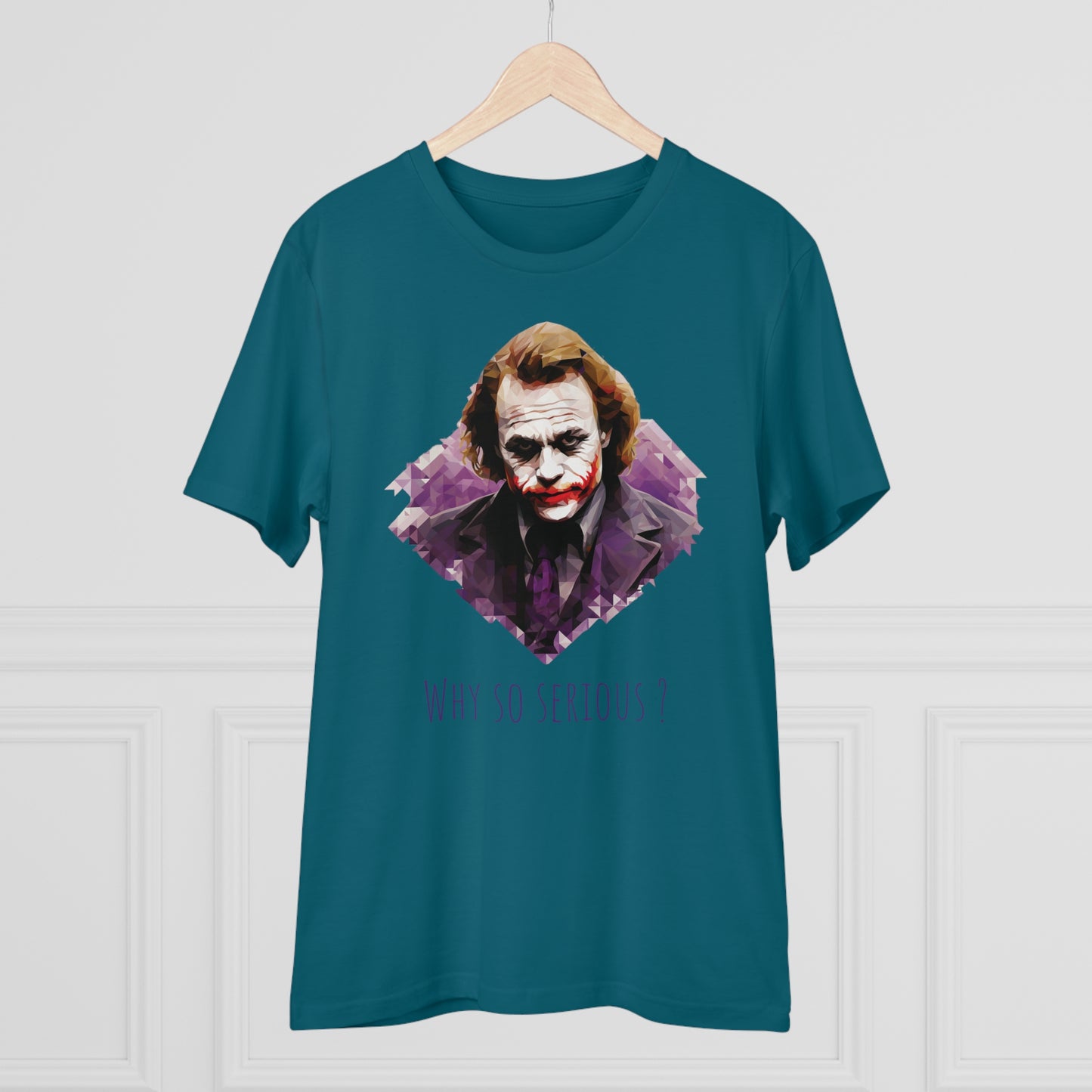 The Joker Heath Ledger T-Shirt - Sustainable Style with a Faceted Tribute