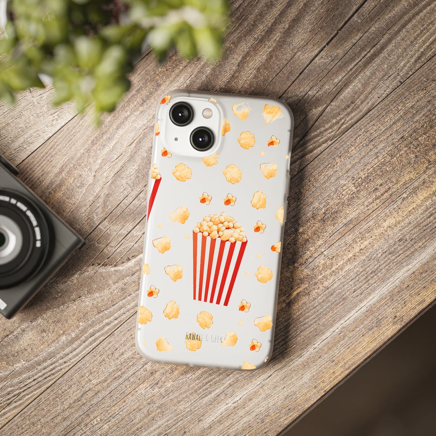 Popcorn Transparent Flexi Phone Case