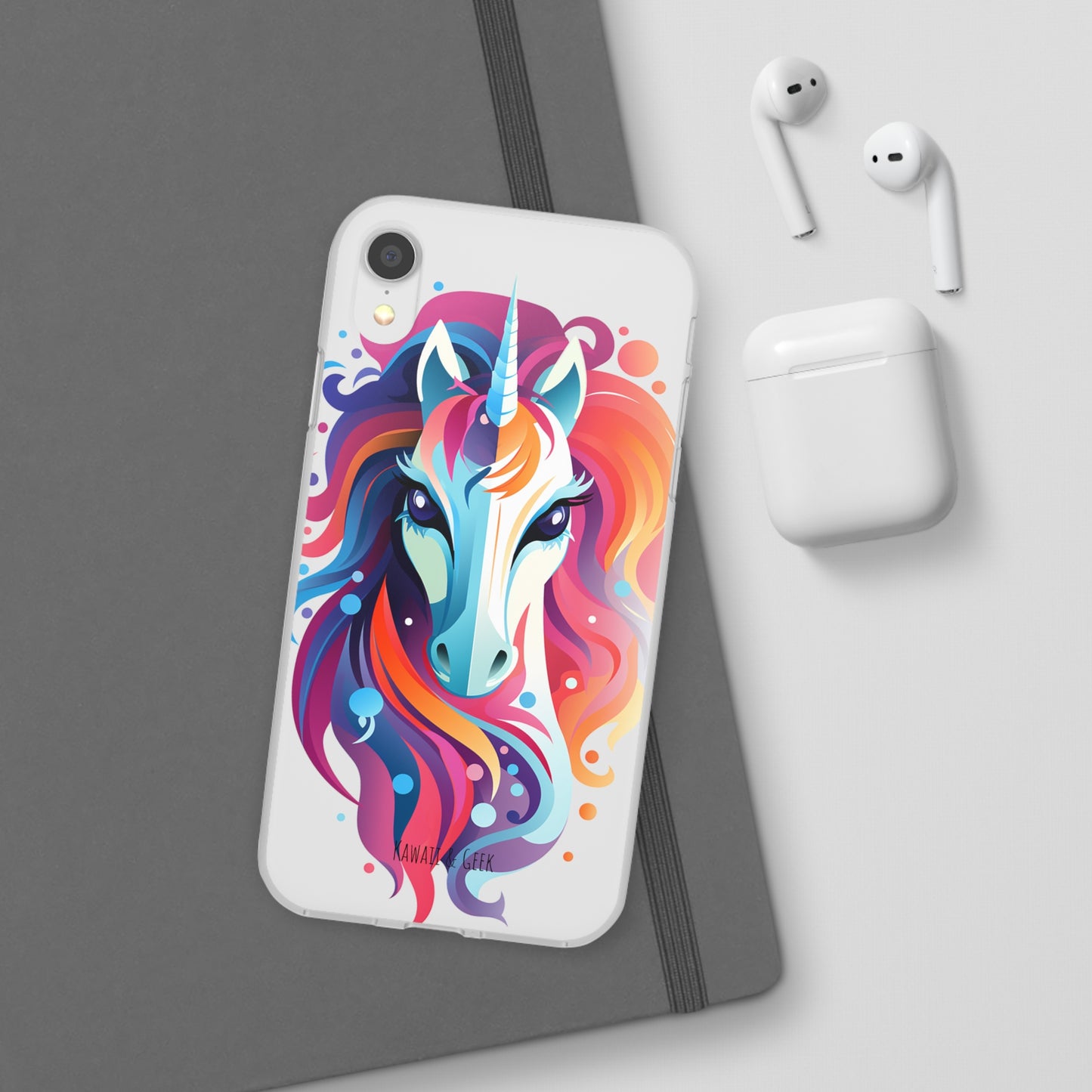 Ink Unicorn Flexi Transparent Phone Case