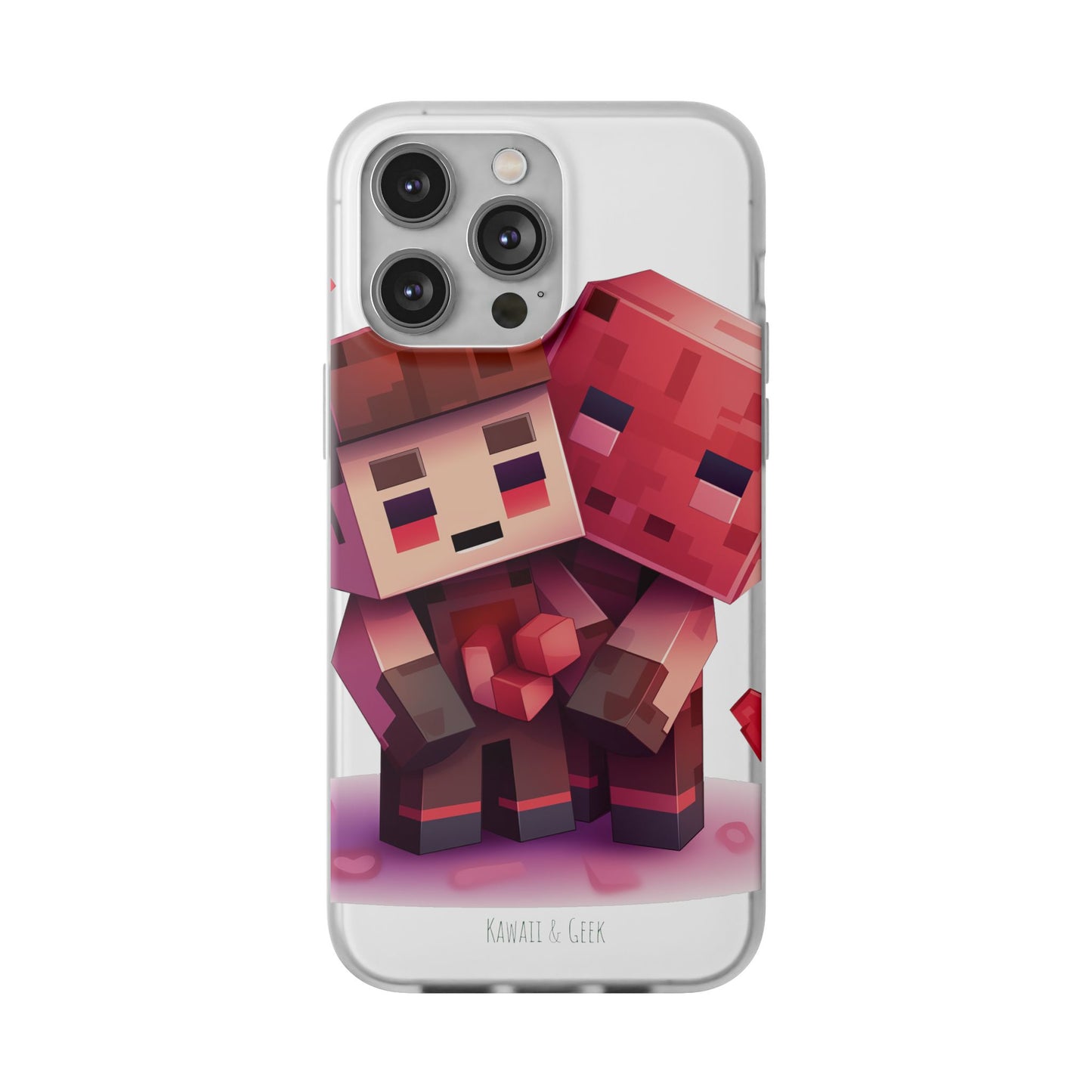 Phone Case - Lovers Minecraft Inspired Design