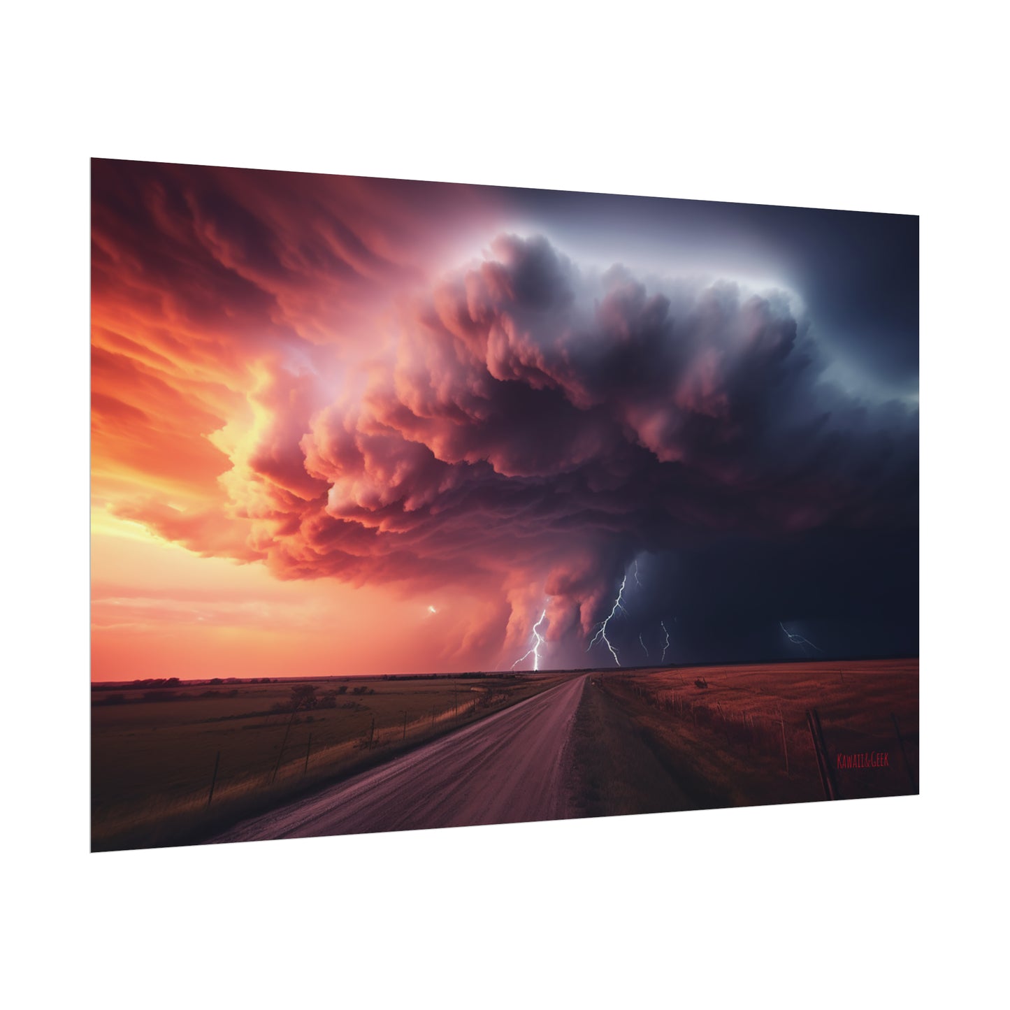 Unleash Nature's Fury: Supercell Storm Poster