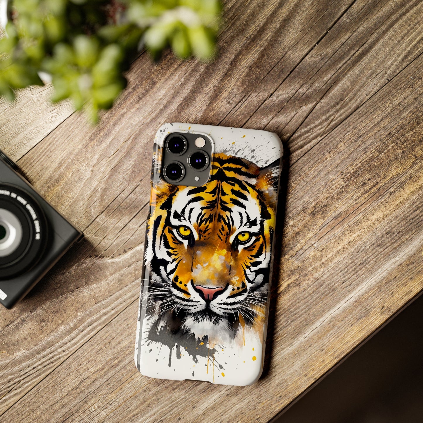 Tiger Flexi Phone Case - Add a Captivating and Artistic Touch to Your Device