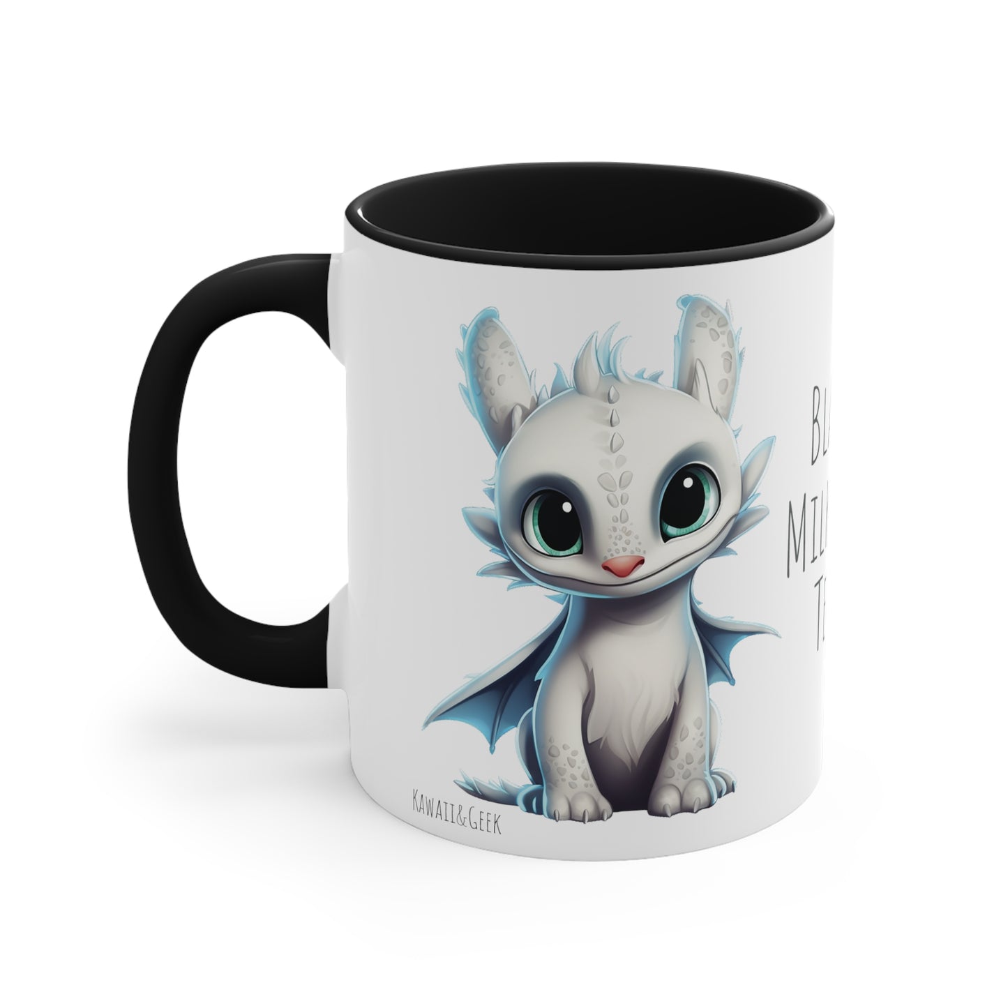 Toothless and Light Fury Mug - Choose Your Brew: Black or Milk Coffee ?