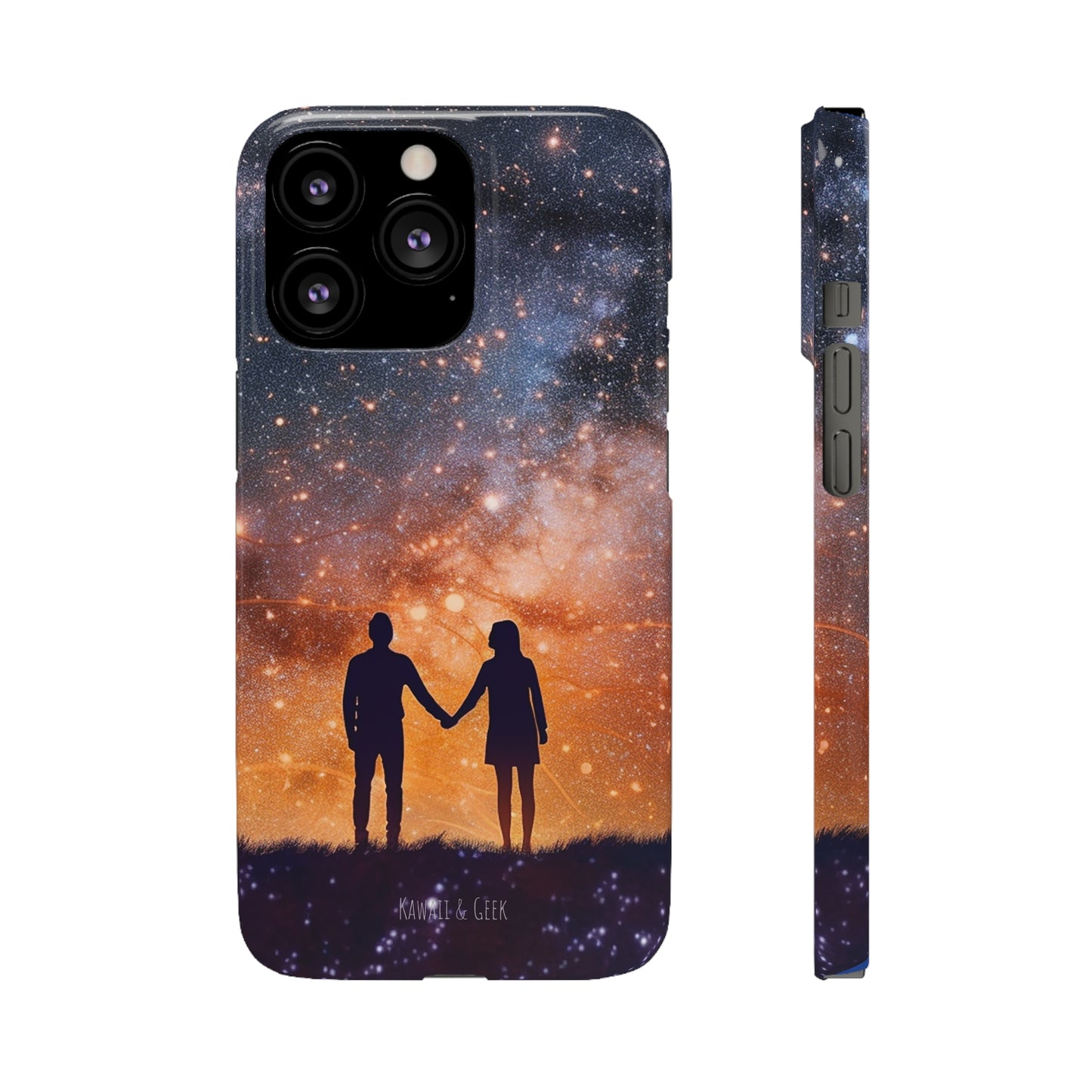 Starry Night Lovers Phone Case - Embrace the Beauty of the Night Sky