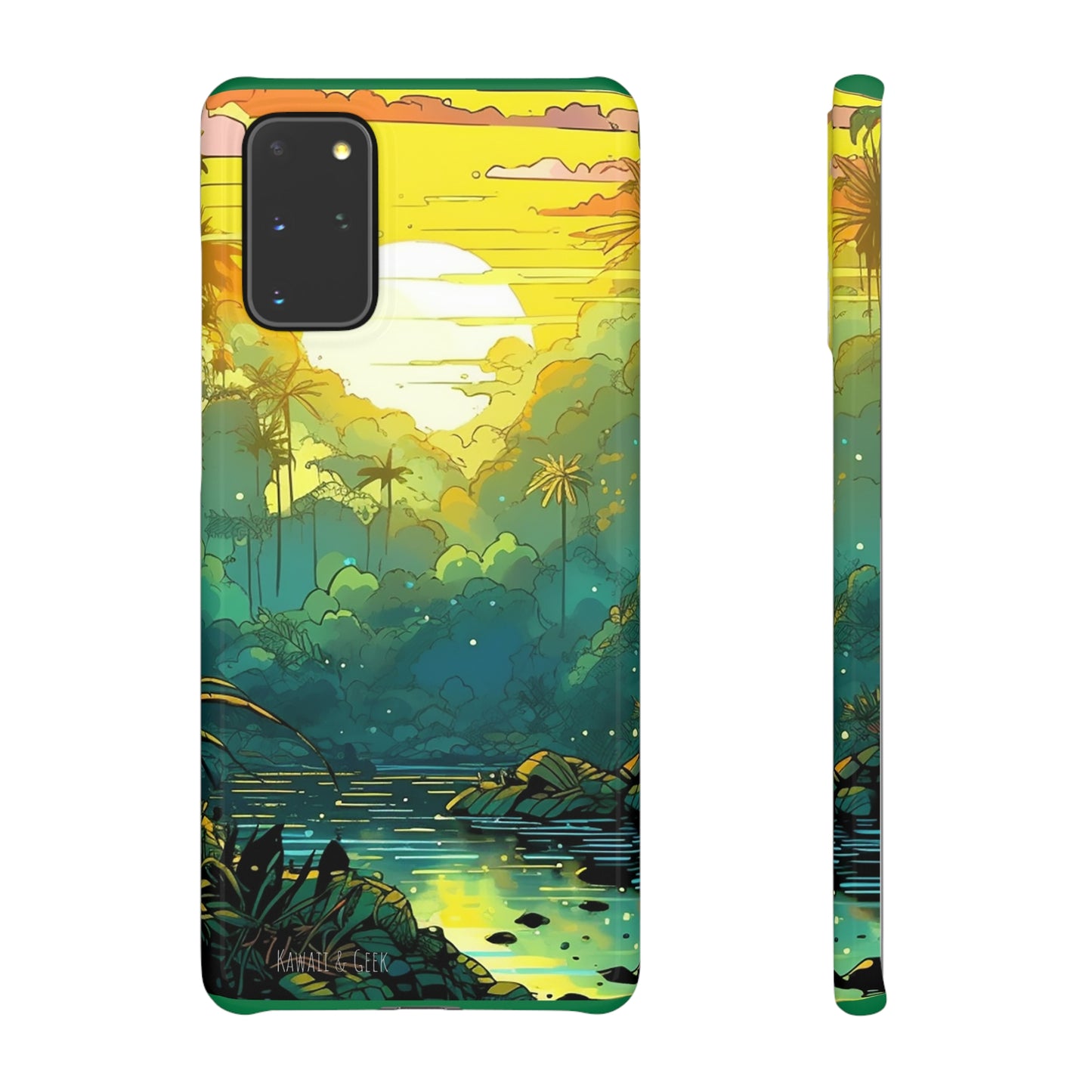 Rainforest at Sunset Phone Case - Capture the Serenity of Nature on Your Device