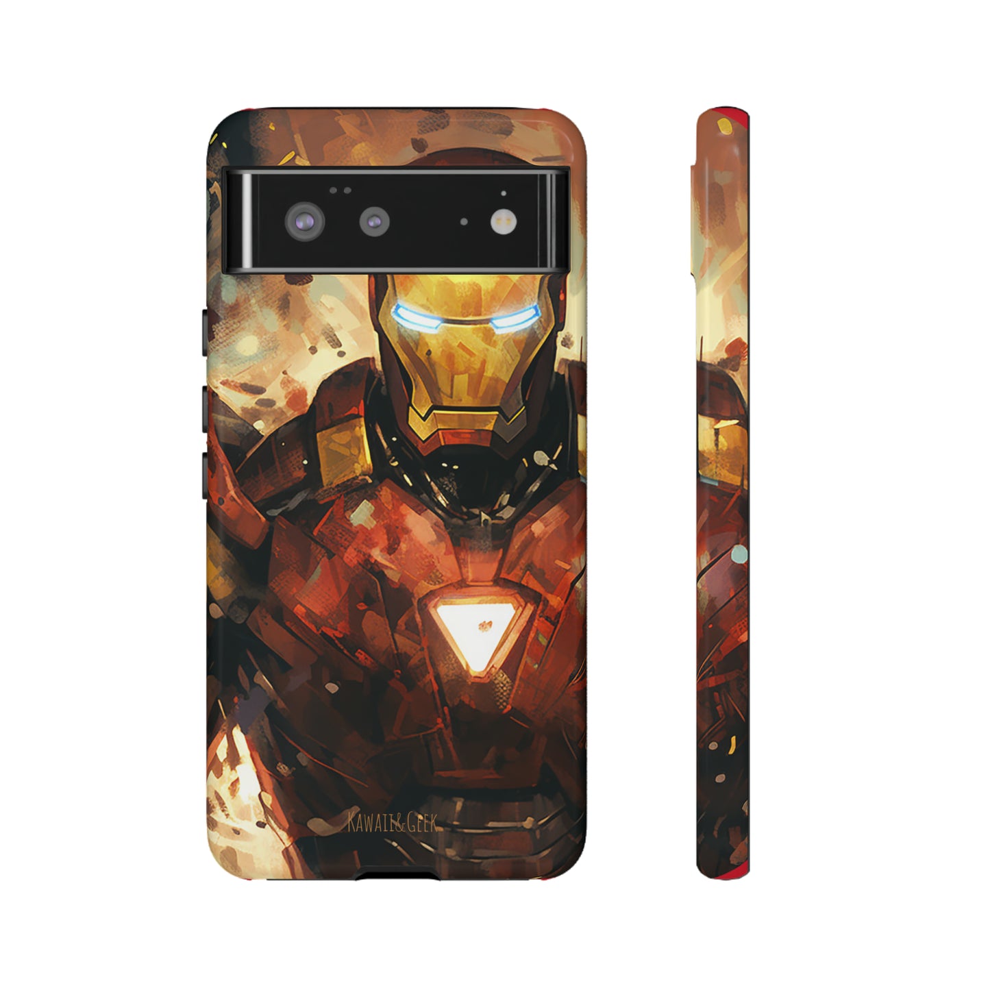 Iron Man Painting Tough Phone Case - Add Some Bold and Unique Style to Your Tech