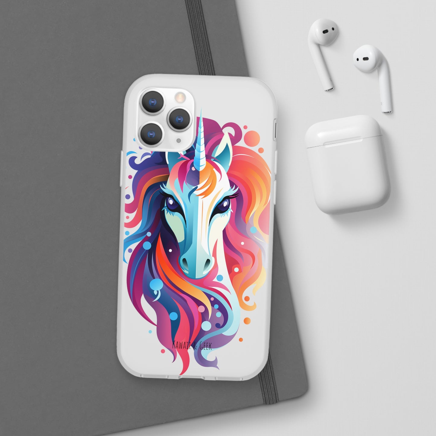 Ink Unicorn Flexi Transparent Phone Case