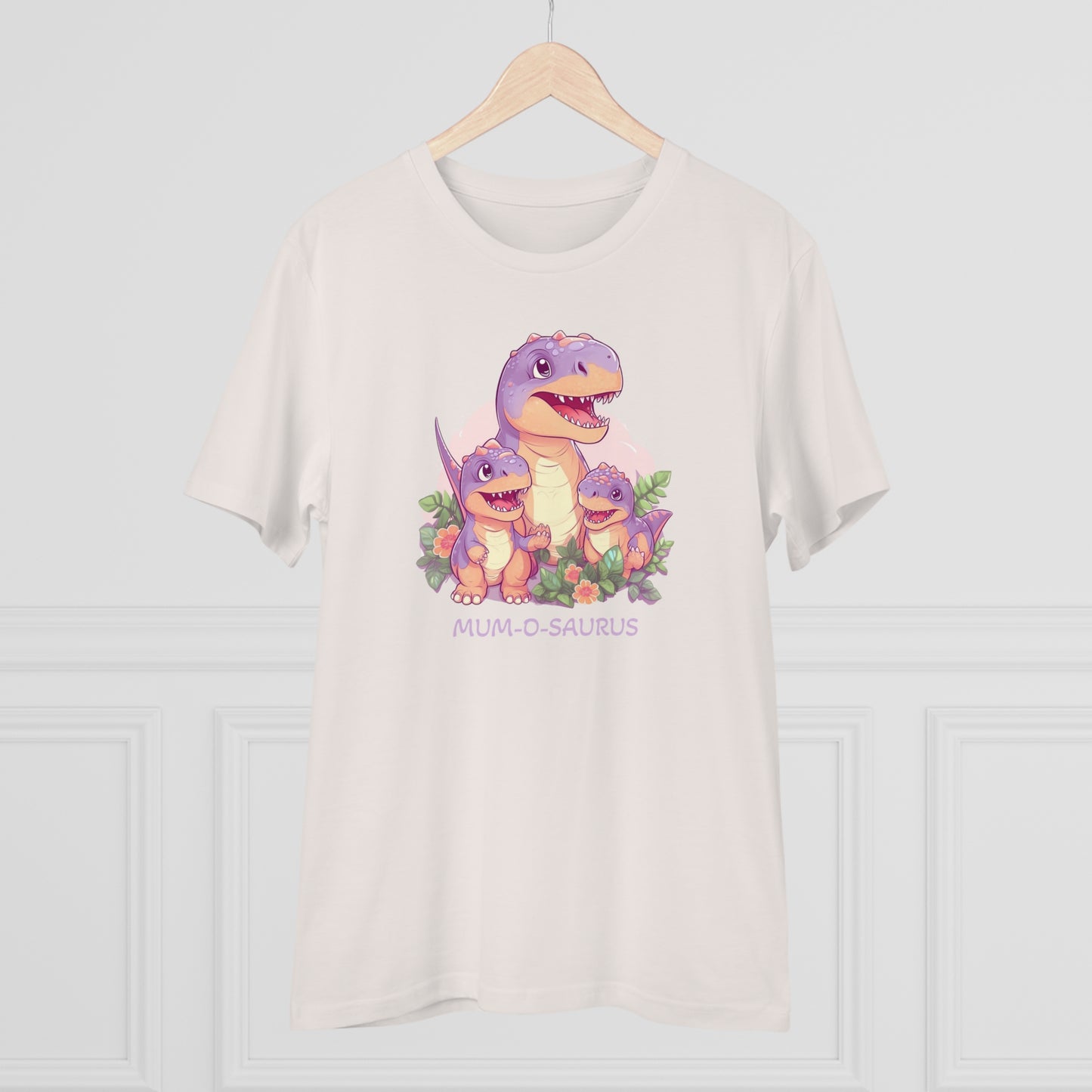 Mum-o-saurus - Unisex Eco-Friendly T-Shirt - Celebrate Mother's Day with Playful Style and Sustainability