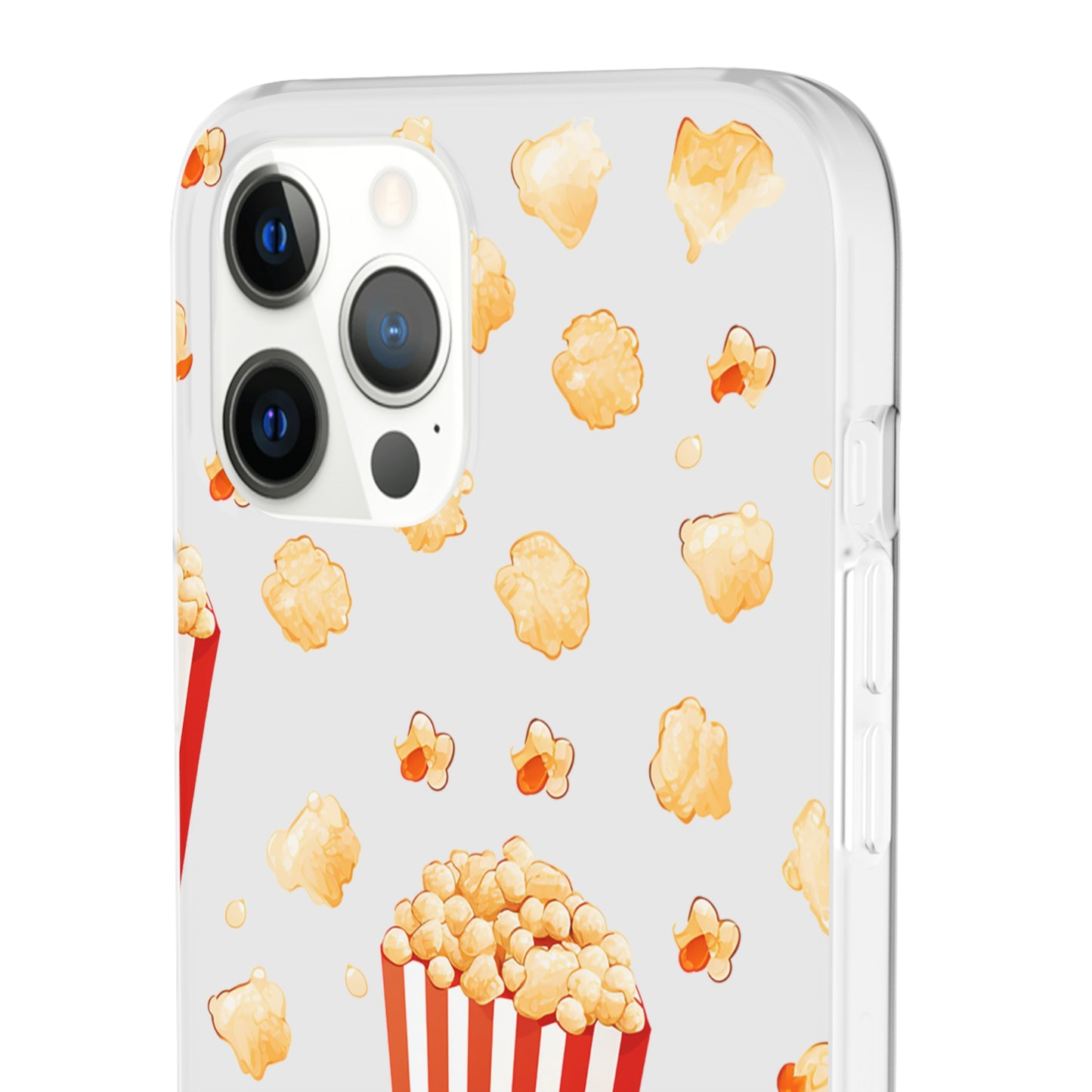 Popcorn Transparent Flexi Phone Case