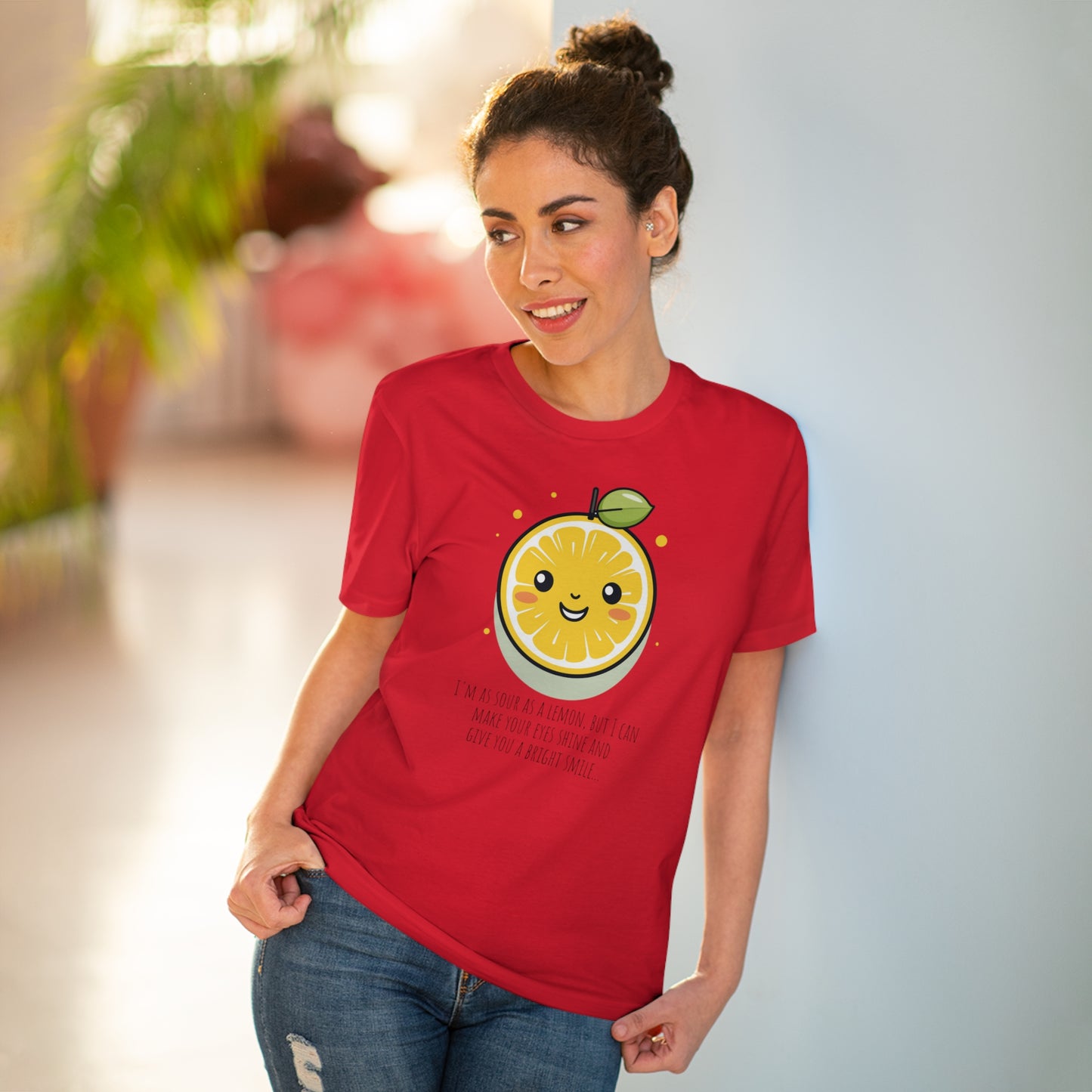 Cute Eco-Friendly Lemon T-Shirt - Brighten Your Day with Citrus Charm !