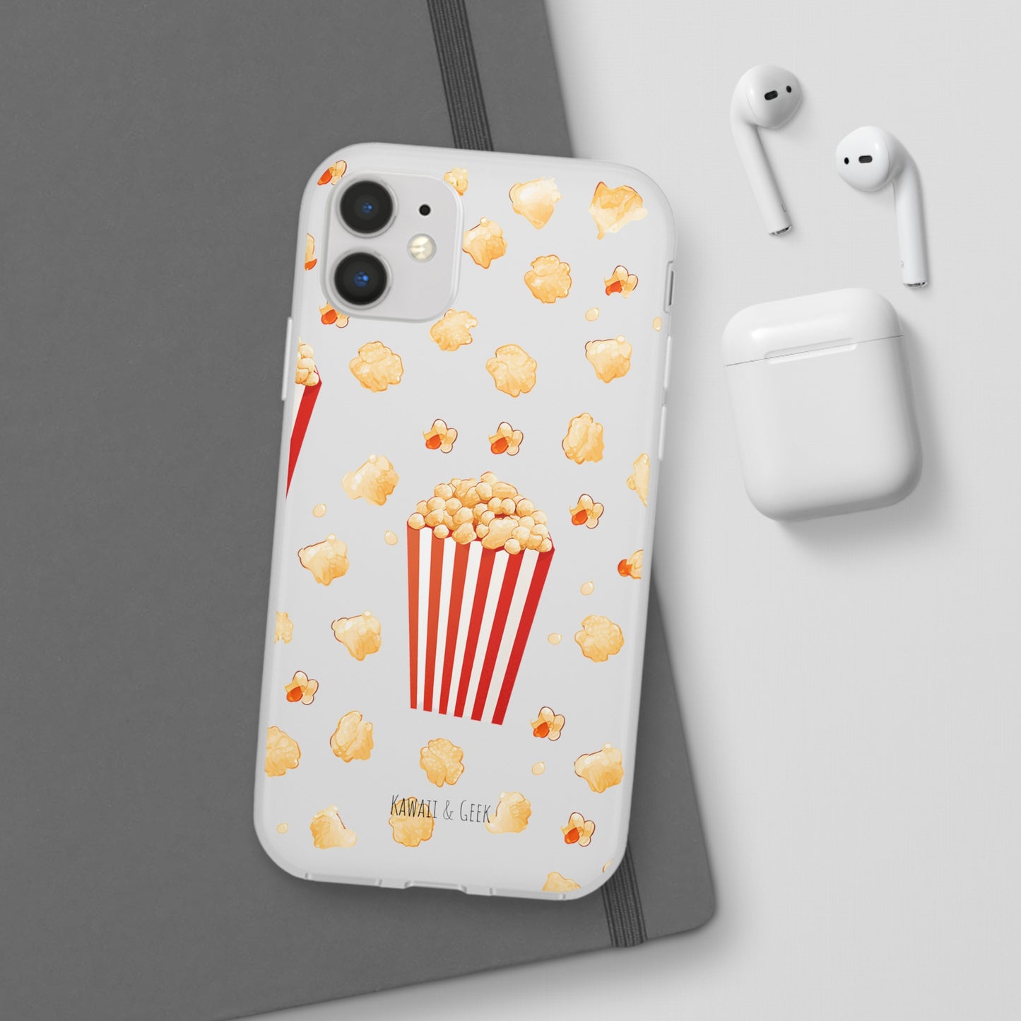 Popcorn Transparent Flexi Phone Case