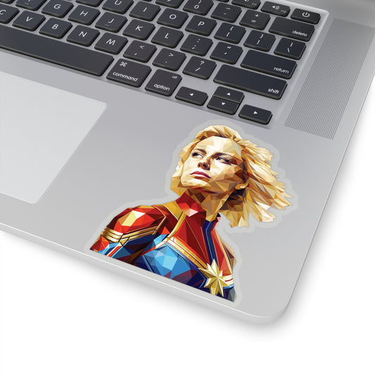 Captain Marvel Sticker - Unleash Cosmic Power