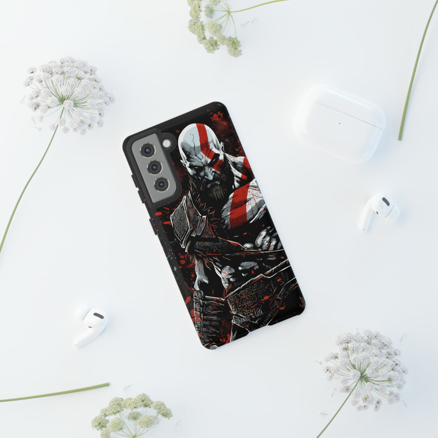 Kratos Tough Phone Case - Unleash the Power of the God of War in Style