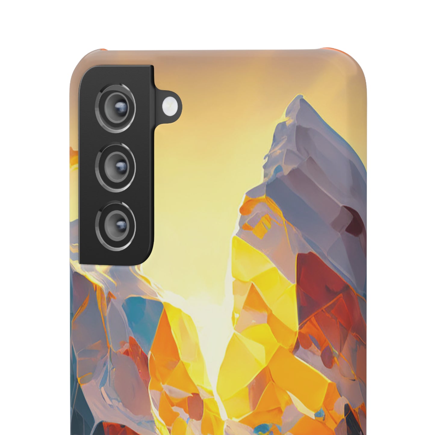 Arctic Landscape and Iceberg at Sunset Phone Case - Capture the Serenity of Nature on Your Device