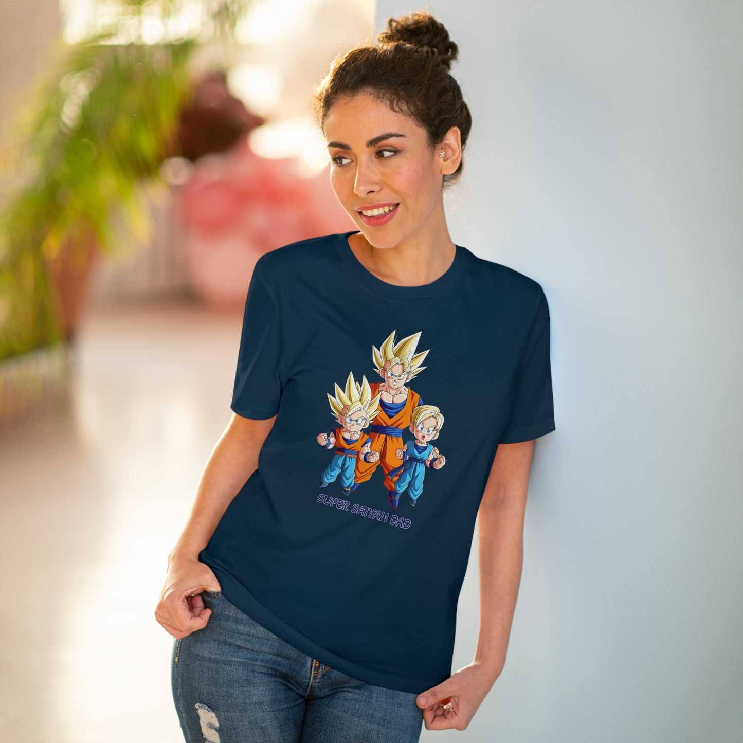 San Goku - Unisex Eco-Friendly T-Shirt - Celebrate Father's Day "Super Saiyan Dad"