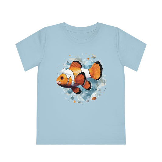 Clown Fish Polygonal Kids T-Shirt - Embrace Underwater Magic