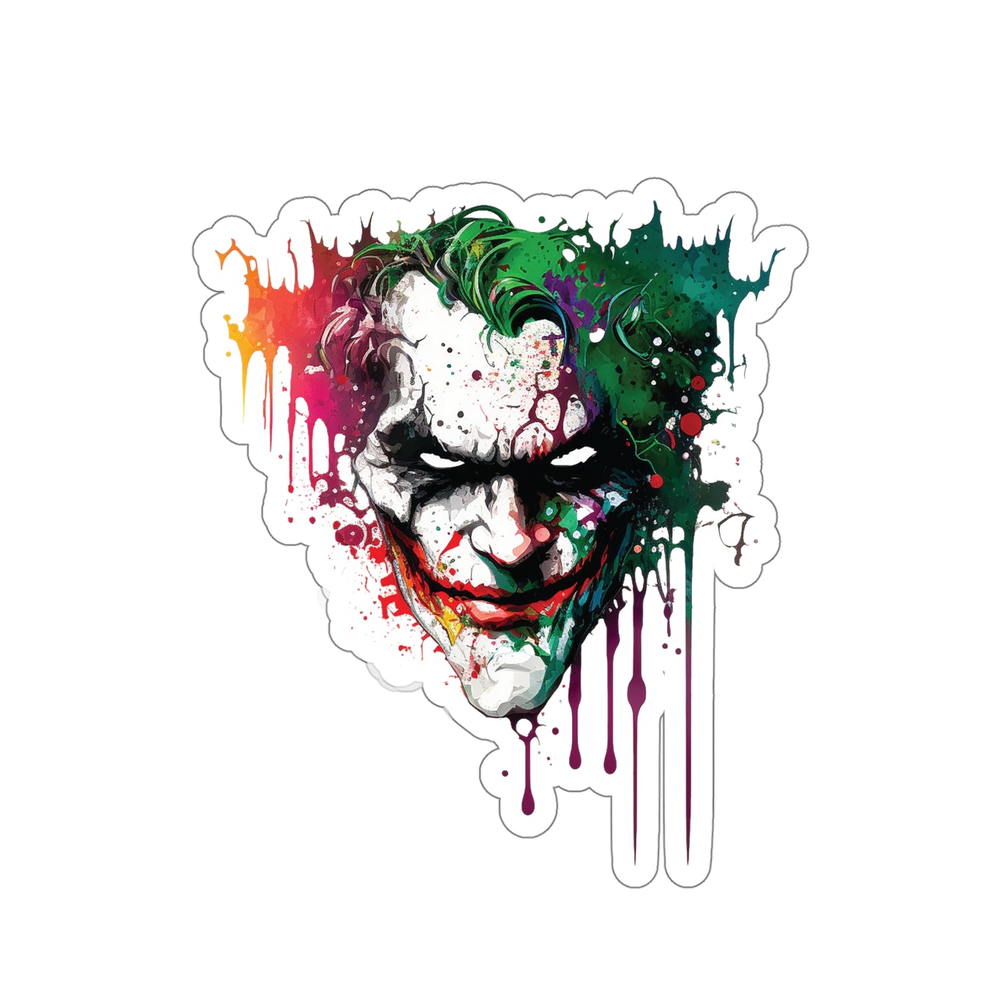 The Joker Sticker - Add Some Pop-Art and Watercolor Style to Your Tech