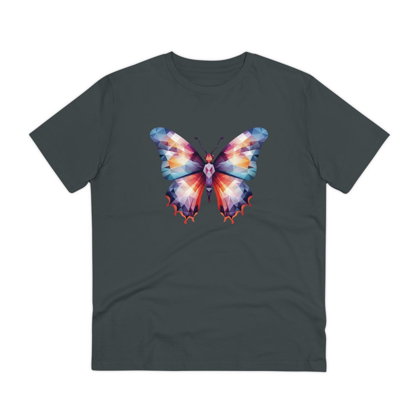 Butterfly Polygonal T-Shirt - Embrace Vibrant Transformation