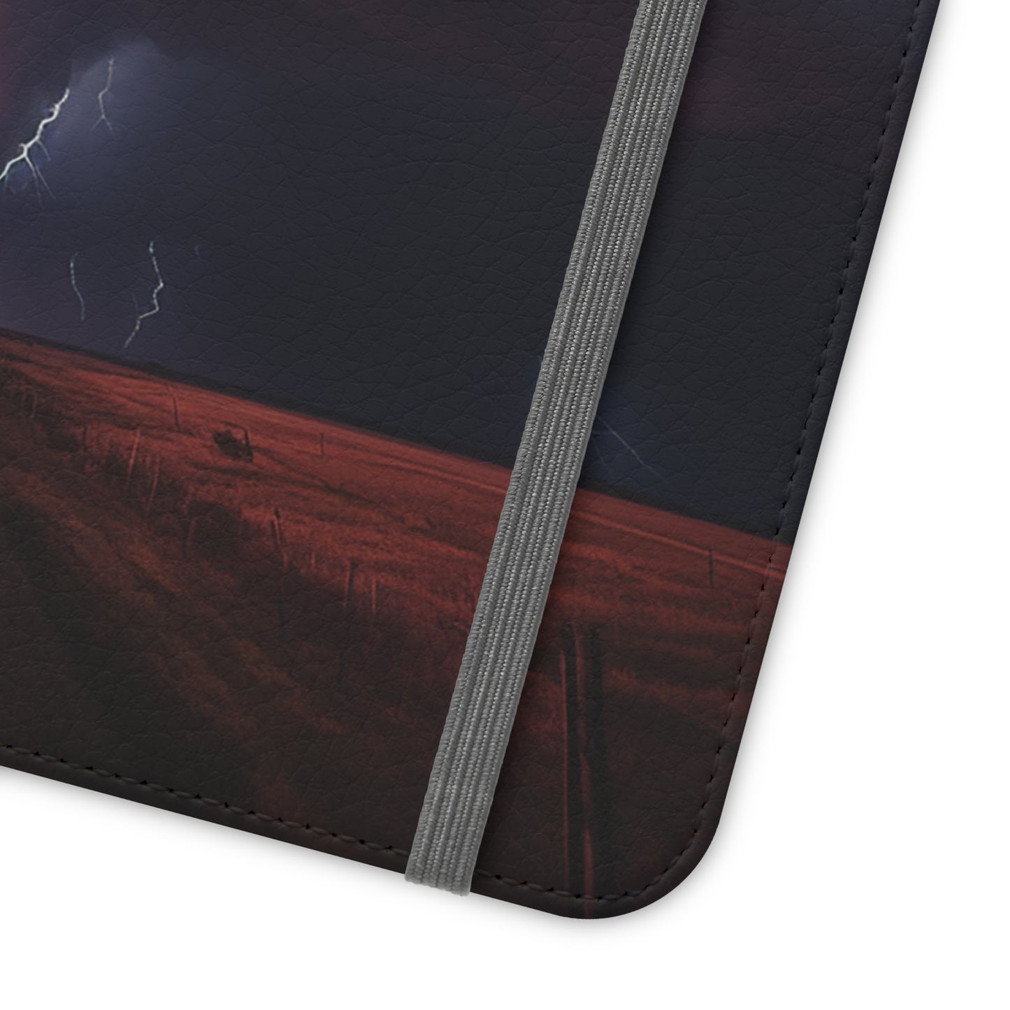 Super Cell Tornado Lightning Flip Phone Case