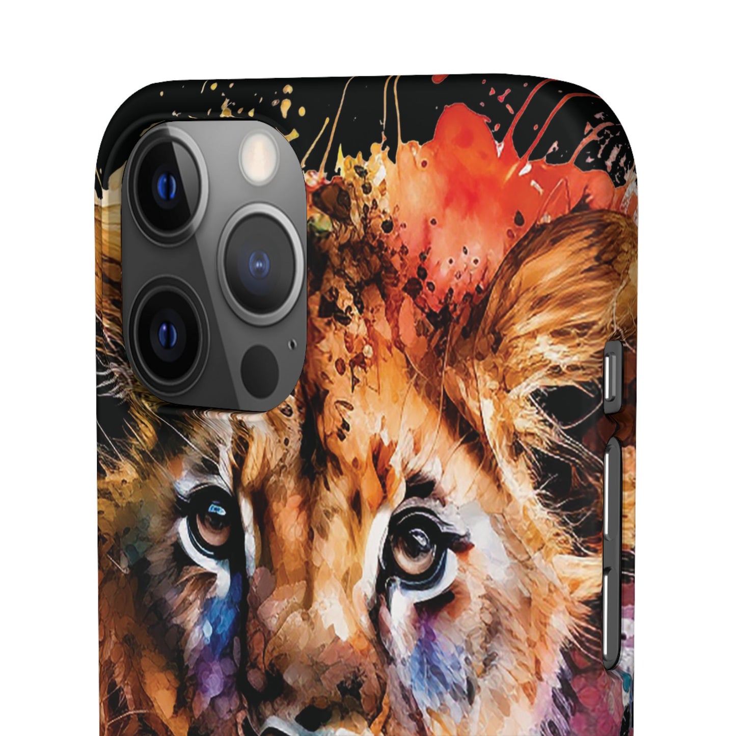 Phone Case Watercolor Lion Cub