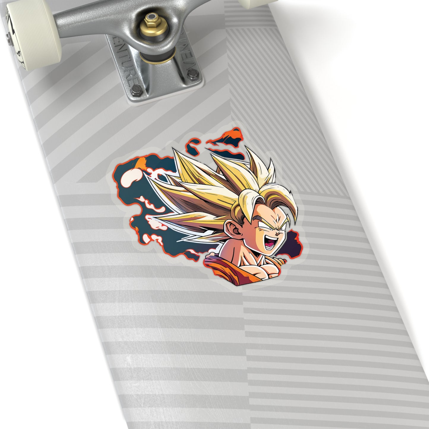 San Goku Sticker - Add Some Powerful and Intense Style to Your Tech - Dragon Ball