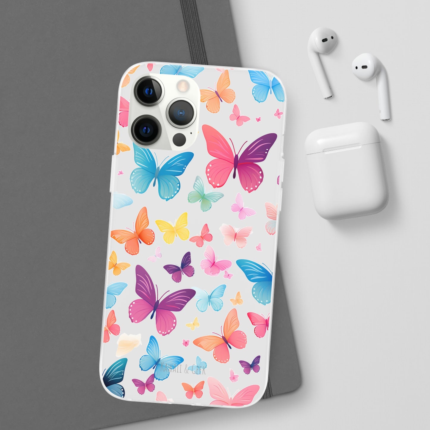 Charming Butterflies Flexi Transparent Phone Case