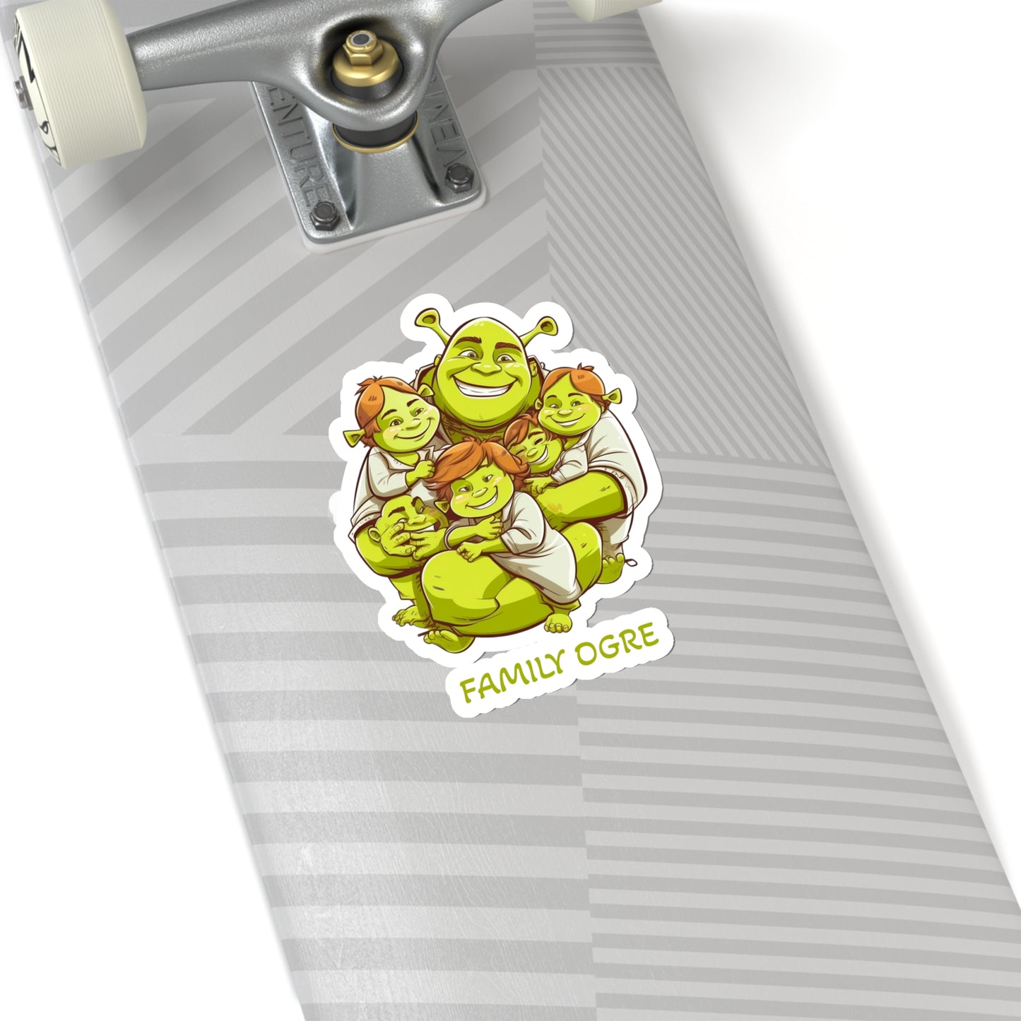 Family Ogre - Special Father's Day Sticker - Celebrate the Bond of Family with Cute Shrek and his Kids