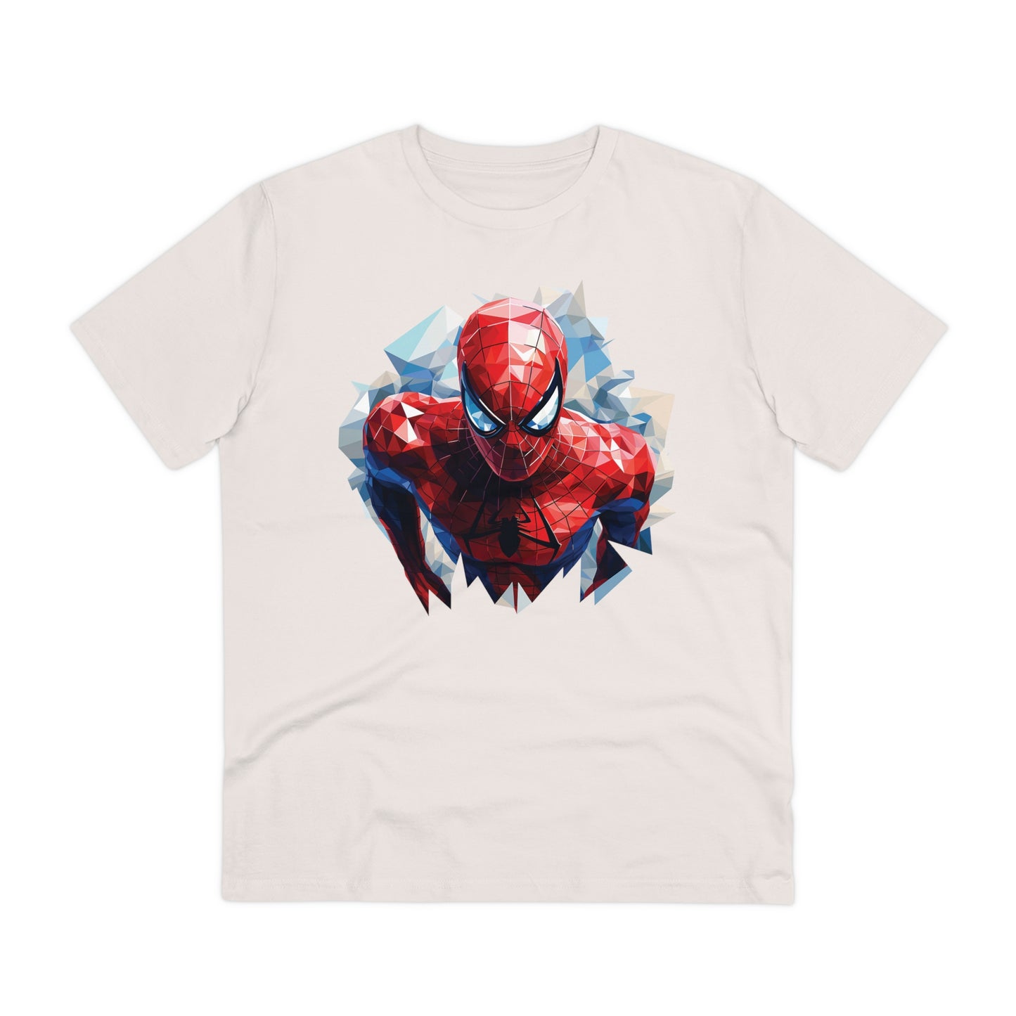 Spider-Man Polygonal Geometric T-Shirt - Swing into Stylish Adventure