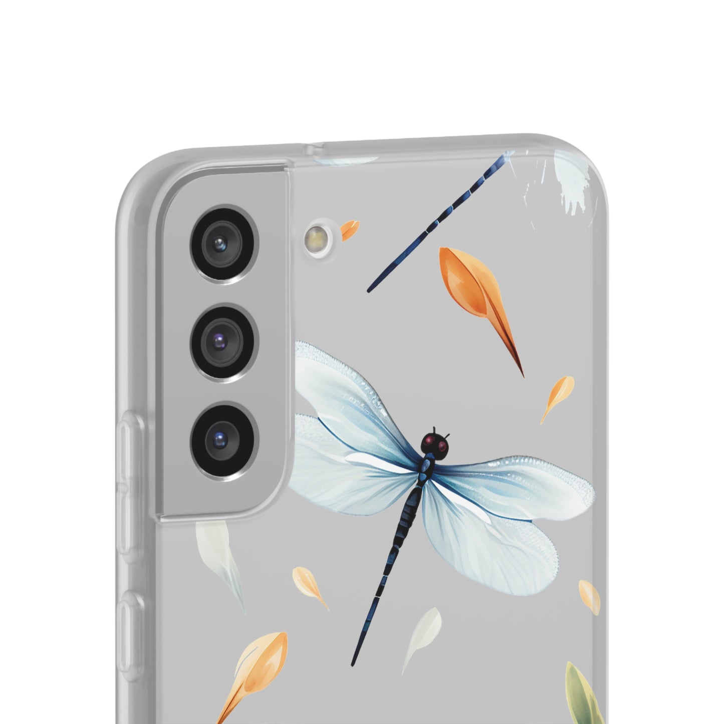 Dragonfly Dreams: Transparent Flexi Phone Case