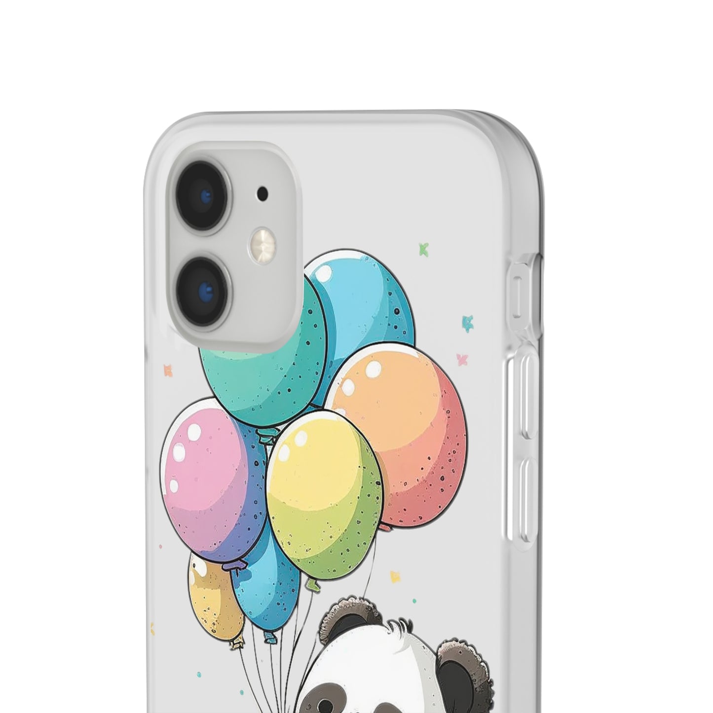 Cute Panda with Balloons flexi Smartphone Case - Add Some Adorable and Protective Style to Your Device