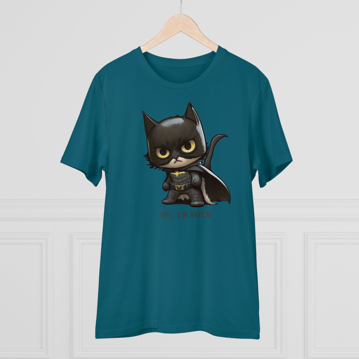 Yes, I'm Batcat, Unisex Eco-Friendly T-Shirt - Make a Playful and Sustainable Fashion Statement