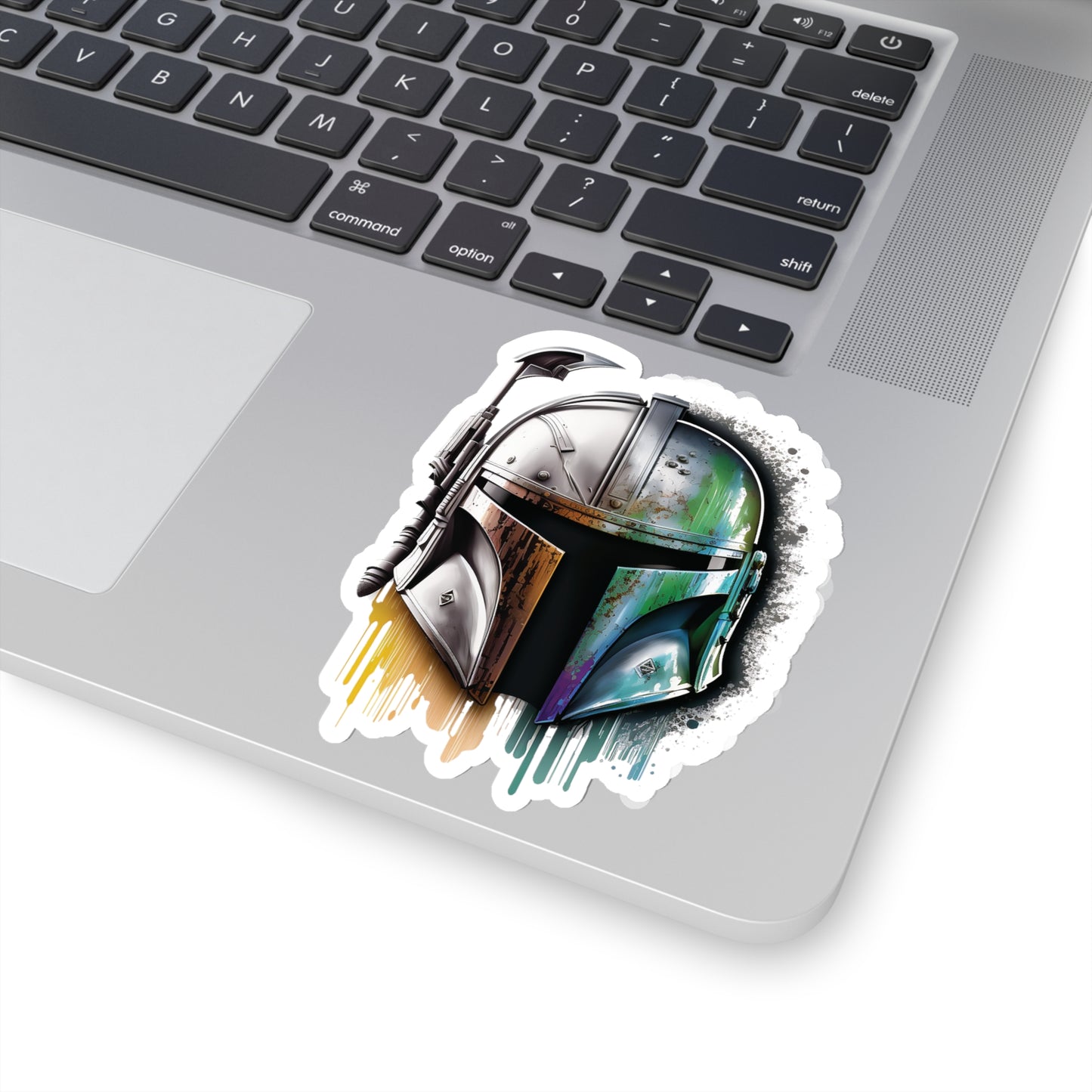 The Mandalorian Sticker - Add Some Epic and Unique Style to Your Tech - Star Wars