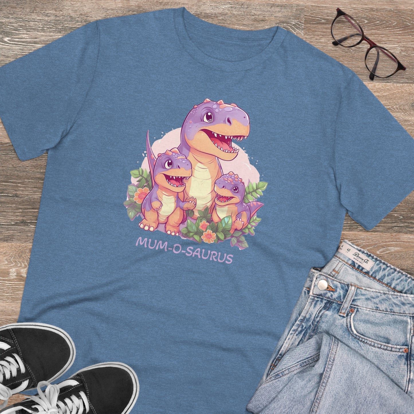 Mum-o-saurus - Unisex Eco-Friendly T-Shirt - Celebrate Mother's Day with Playful Style and Sustainability