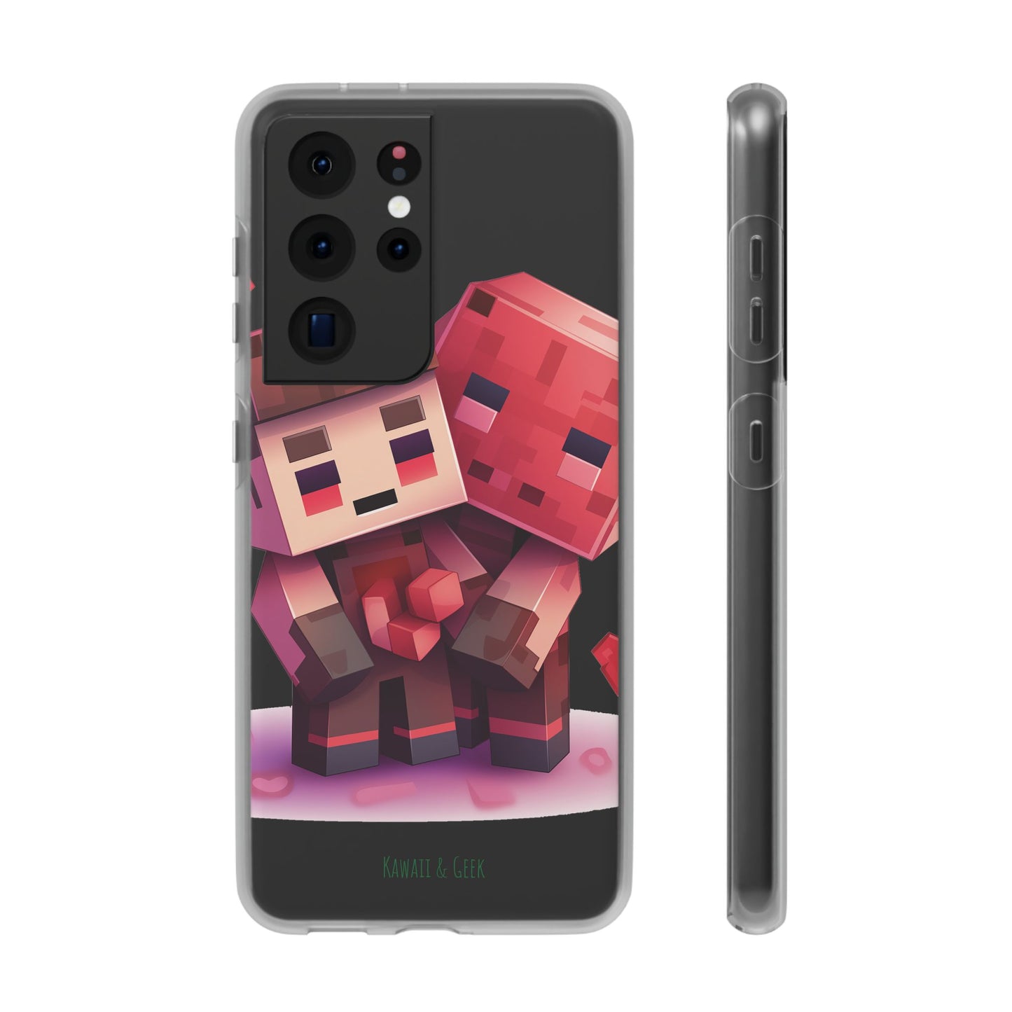 Phone Case - Lovers Minecraft Inspired Design