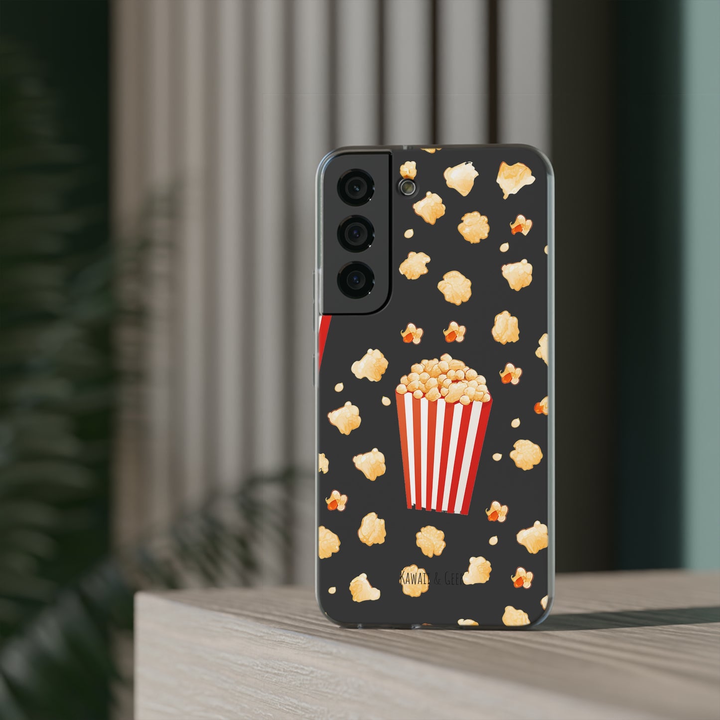 Popcorn Transparent Flexi Phone Case