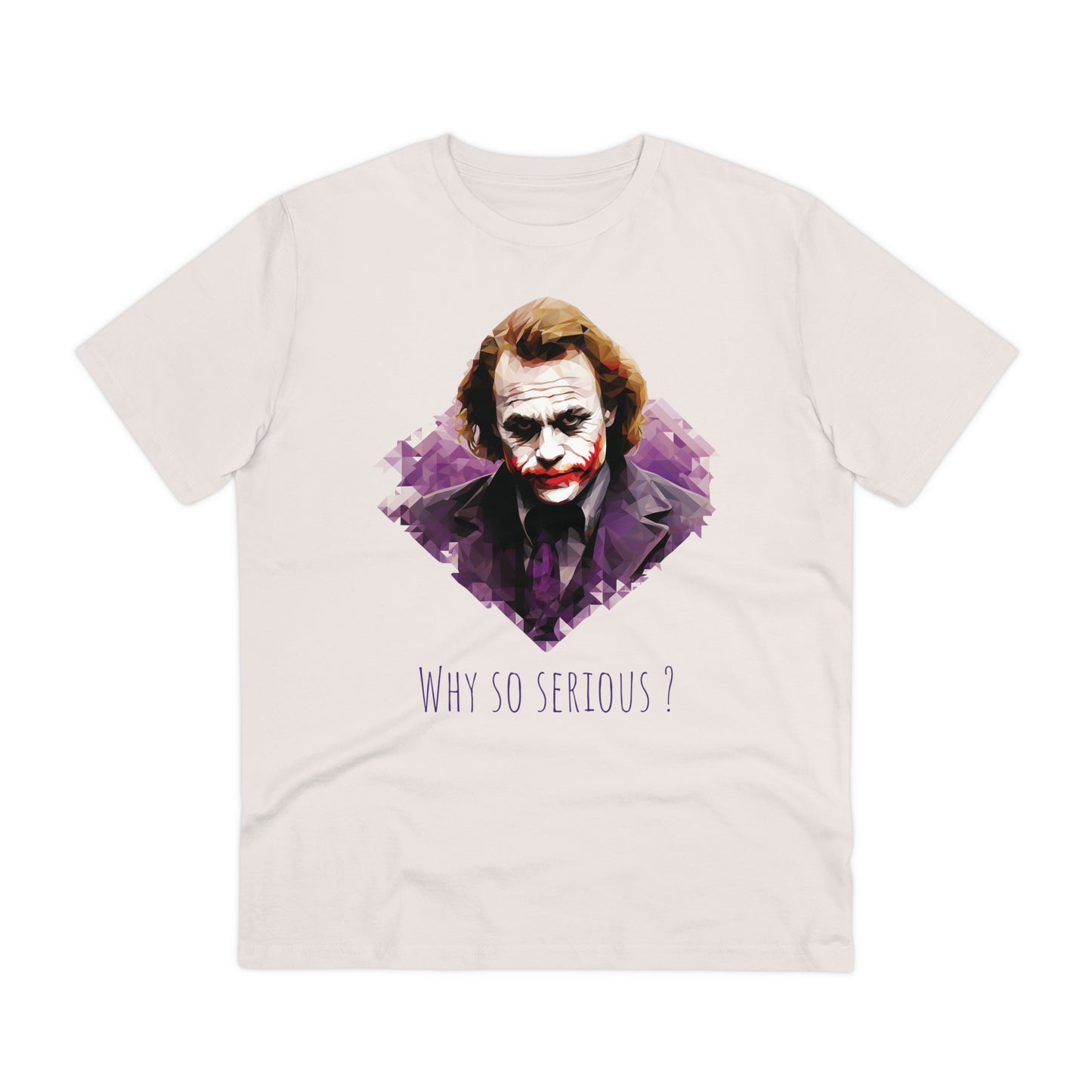 The Joker Heath Ledger T-Shirt - Sustainable Style with a Faceted Tribute