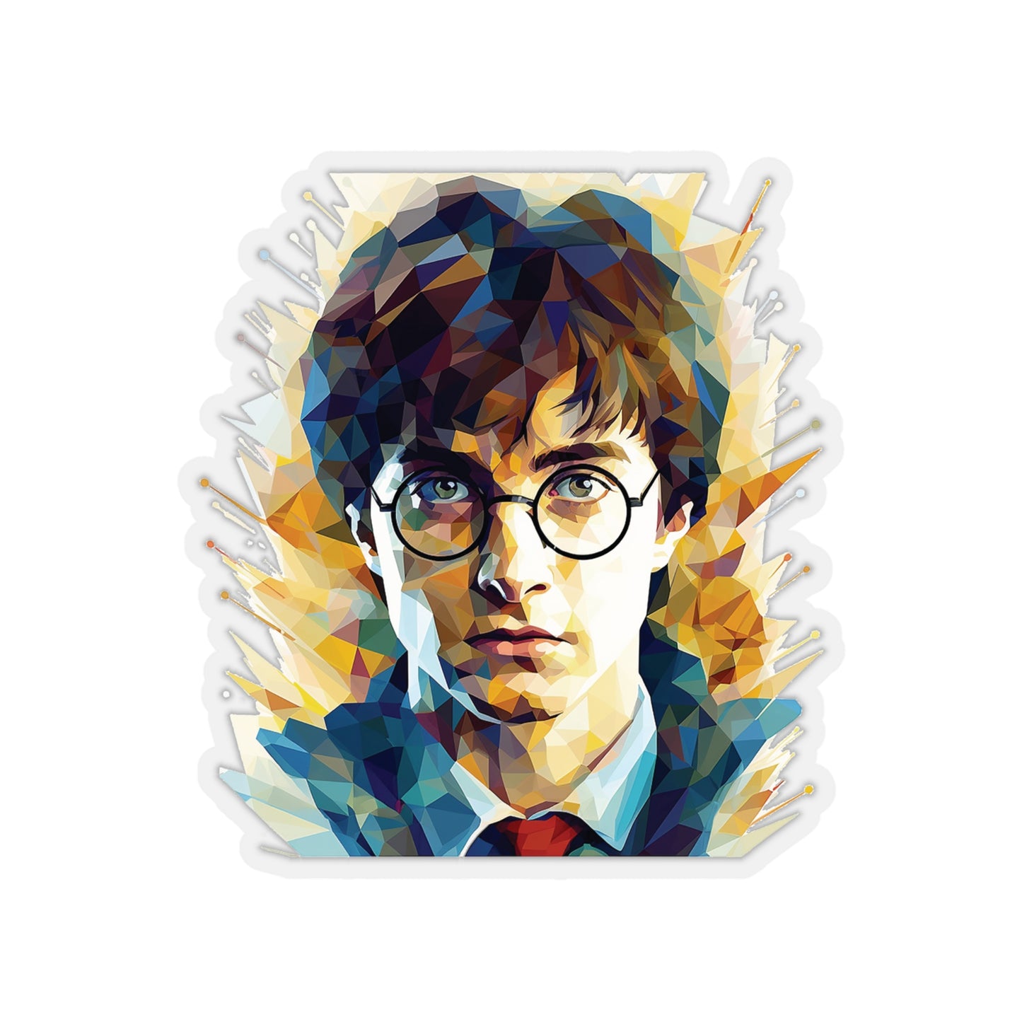 Harry Potter Geometric Sticker - Embrace Wizarding Magic