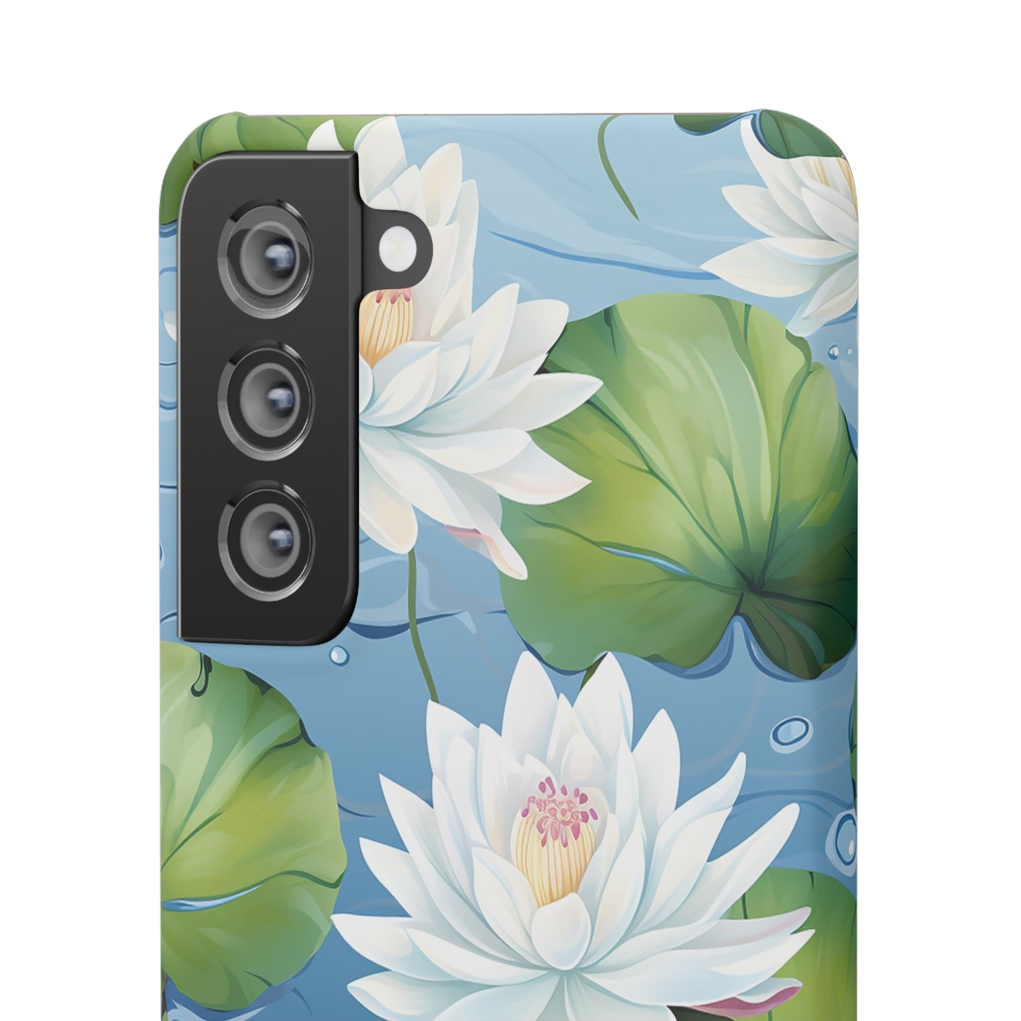 Elegant Water Lilies: Premium Phone Case