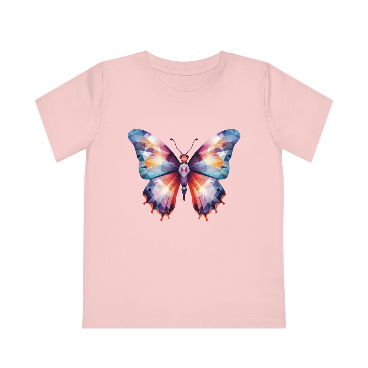 Butterfly Polygonal Kids T-Shirt - Embrace Nature's Beauty