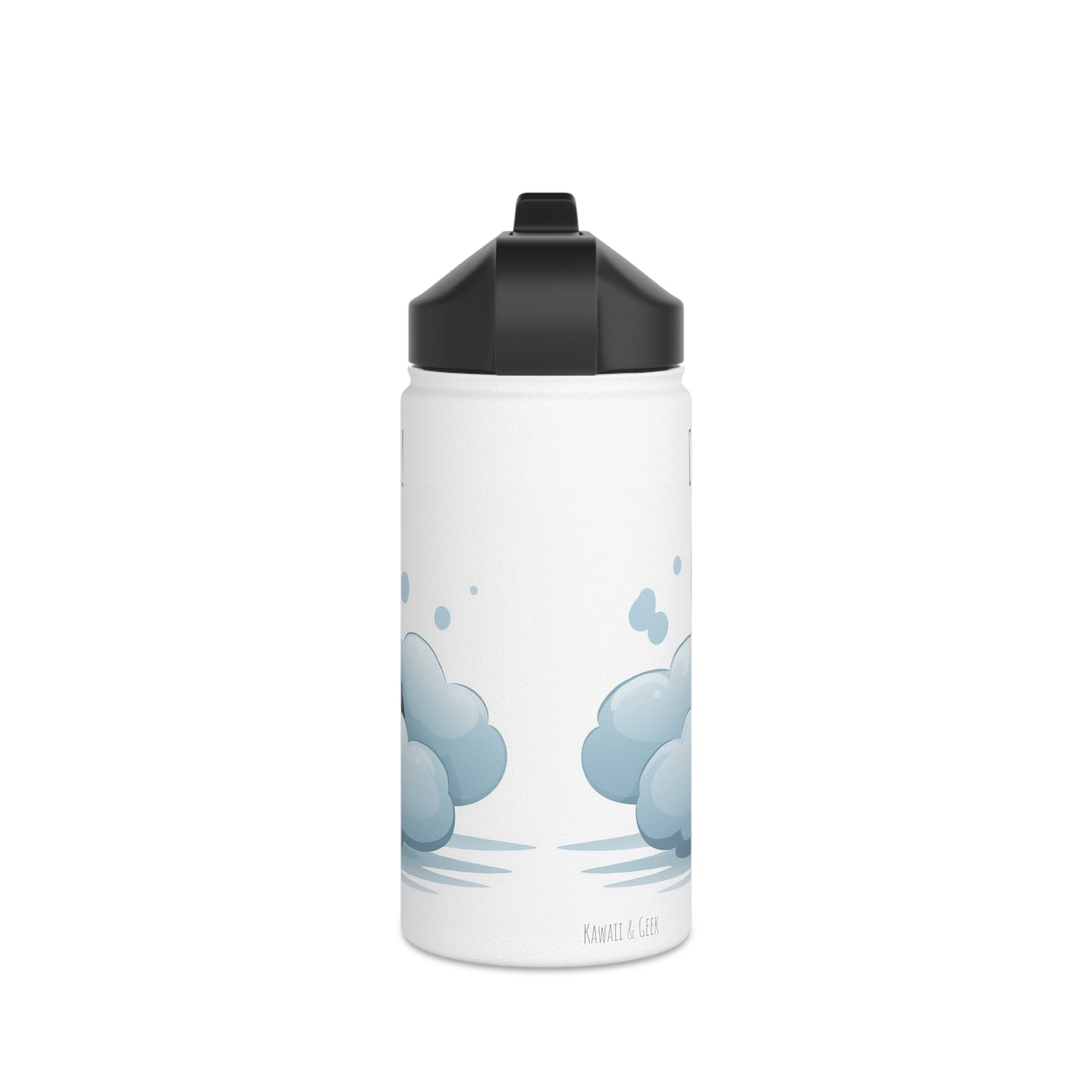 Kawaii Panda's Nap: Stainless Steel Water Bottle