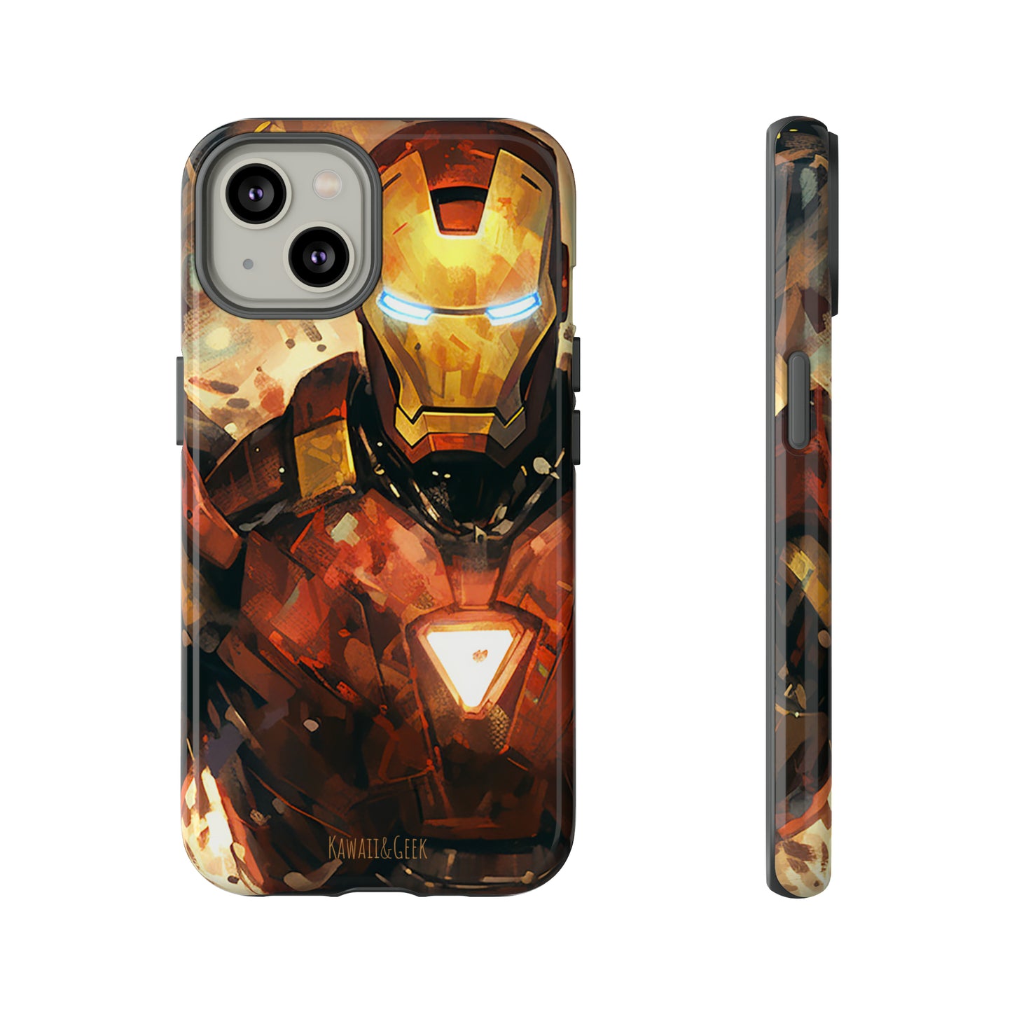 Iron Man Painting Tough Phone Case - Add Some Bold and Unique Style to Your Tech