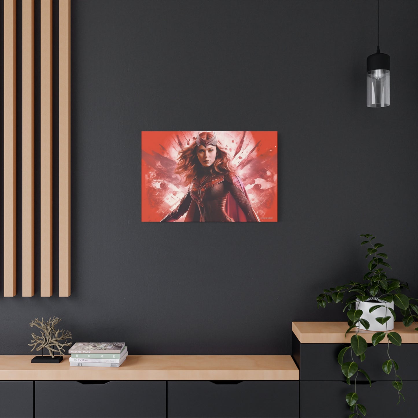 Wanda Maximoff Canvas - Embrace the Power and Artistry of the Scarlet Witch - Avengers