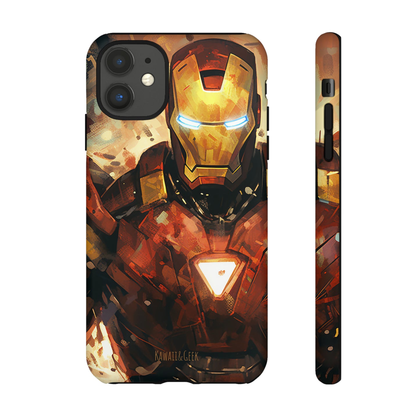 Iron Man Painting Tough Phone Case - Add Some Bold and Unique Style to Your Tech