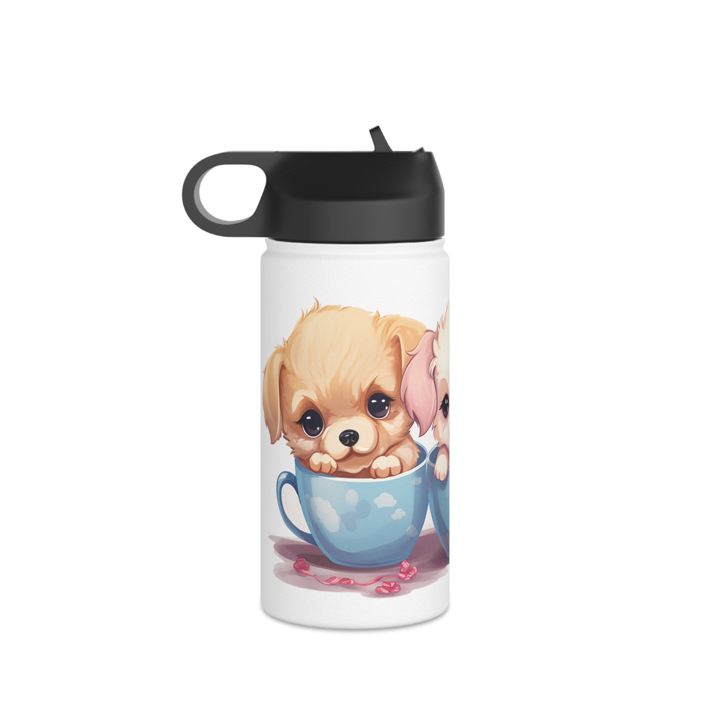 Puppies Trio Stainless Steel Water Bottle