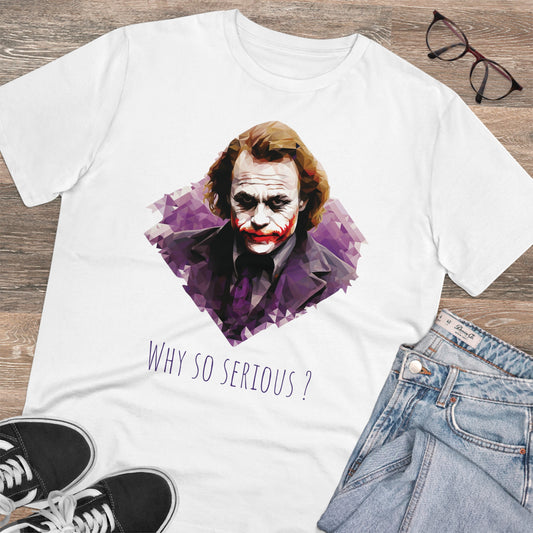 The Joker Heath Ledger T-Shirt - Sustainable Style with a Faceted Tribute