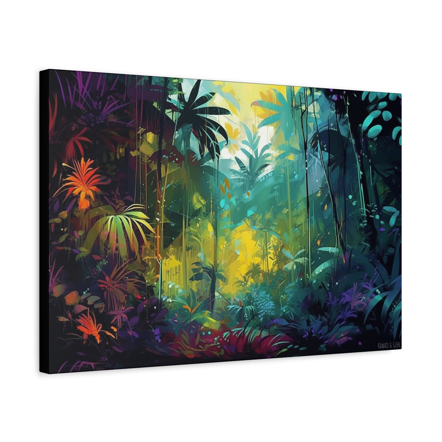 Magical Tropical Forest Canvas - Immerse Yourself in Nature's Enchanting Beauty